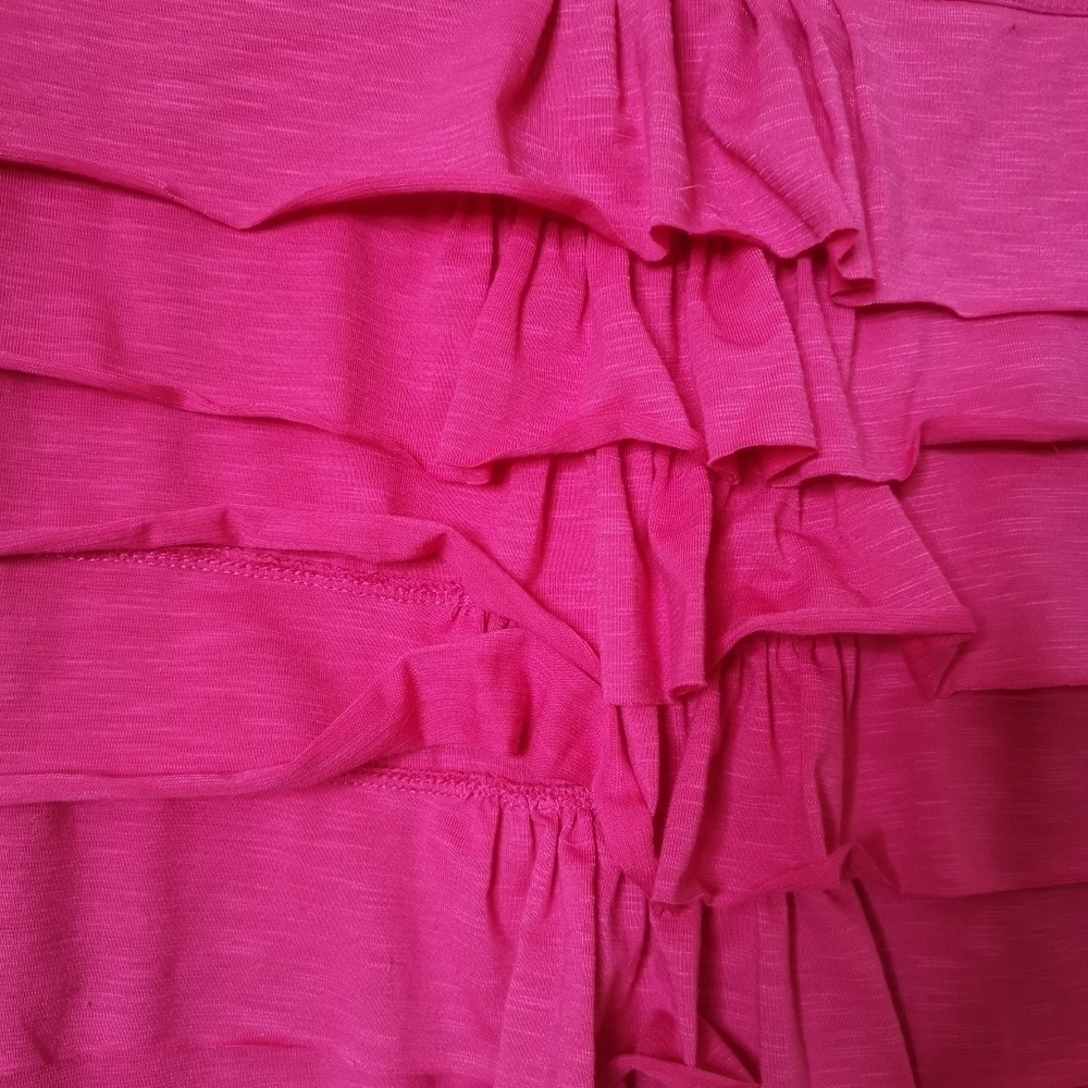 Pink ruffle top - Picture 3 of 9
